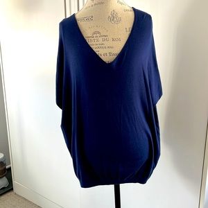 Vince blue sweater vest-tunic